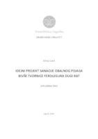 prikaz prve stranice dokumenta Idjeni projekt sanacije obalnog pojasa bivše tvornice ferolegura Dugi Rat