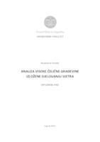 prikaz prve stranice dokumenta Analiza visoke čelične građevine izložene djelovanju vjetra