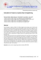 prikaz prve stranice dokumenta Calculation of masonry in-plane shear strengthening