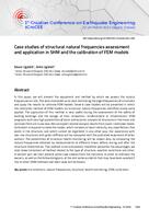 prikaz prve stranice dokumenta Case studies of structural natural frequencies assessment and application in SHM and the calibration of FEM models