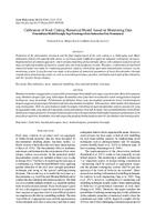 prikaz prve stranice dokumenta Calibration of Rock Cutting Numerical Model Based on Monitoring Data