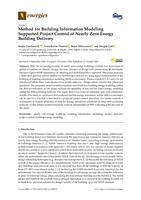 prikaz prve stranice dokumenta Method for Building Information Modeling Supported Project Control of Nearly Zero-Energy Building Delivery