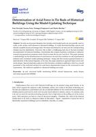 prikaz prve stranice dokumenta Determination of Axial Force in Tie Rods of Historical Buildings Using the Model-Updating Technique