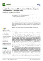 prikaz prve stranice dokumenta Analytical and Numerical Verification of Vibration Design in Timber Concrete Composite Floors