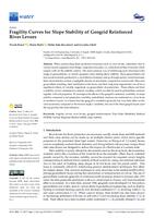 prikaz prve stranice dokumenta Fragility Curves for Slope Stability of Geogrid Reinforced River Levees