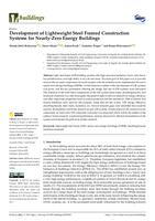 prikaz prve stranice dokumenta Development of Lightweight Steel Framed Construction Systems for Nearly-Zero Energy Buildings