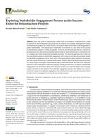 prikaz prve stranice dokumenta Exploring Stakeholder Engagement Process as the Success Factor for Infrastructure Projects