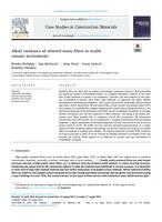 prikaz prve stranice dokumenta Alkali resistance of selected waste fibres to model cement environment