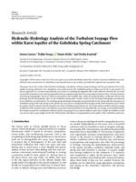 prikaz prve stranice dokumenta Hydraulic-Hydrology Analysis of the Turbulent Seepage Flow within Karst Aquifer of the Golubinka Spring Catchment