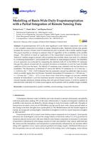 prikaz prve stranice dokumenta Modelling of Basin Wide Daily Evapotranspiration with a Partial Integration of Remote Sensing Data