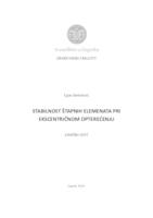 prikaz prve stranice dokumenta Stabilnost štapnih elemenata pri ekscentričnom opterećenju