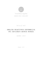 prikaz prve stranice dokumenta Analiza relativnih deformacija pri savijanju ravnih nosača