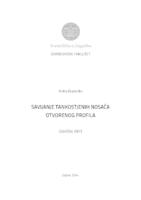 prikaz prve stranice dokumenta Savijanje tankostjenih nosača otvorenog profila