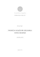 prikaz prve stranice dokumenta Proračun nosača pri djelovanju kosog savijanja