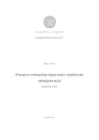 prikaz prve stranice dokumenta Proračun mehaničke otpornosti i stabilnosti obiteljske kuće