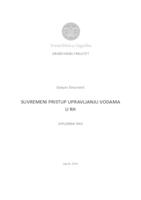 prikaz prve stranice dokumenta Suvremeni prisutp upravljanju vodama u RH