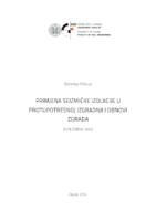 prikaz prve stranice dokumenta Primjena seizmičke izolacije u protupotresnoj izgradnji i obnovi zgrada