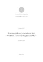 prikaz prve stranice dokumenta Analiza prekida prometa na dionici Novi Vinodolski - Klenovica zbog djelovanja bure