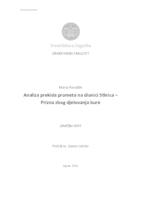 prikaz prve stranice dokumenta Analiza prekida prometa na dionici Stinica - Prizna zbog djelovanja bure