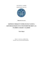 prikaz prve stranice dokumenta Rješenje i proračun nepravilnog tlocrta konstrukcijskim sustavom posmičnih zidova za stambenu zgradu u Zagrebu