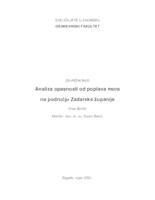 prikaz prve stranice dokumenta Analiza opasnosti od poplava mora na području Zadarske županije