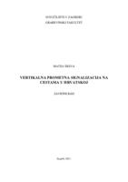 prikaz prve stranice dokumenta Vertikalna prometna signalizacija na cestama u Hrvatskoj