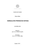 prikaz prve stranice dokumenta Hidraulički proračun sifona