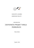 prikaz prve stranice dokumenta Geotehnički projekt tunela Podmurvice